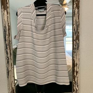 CAbi Sleeveless Blouse Size L